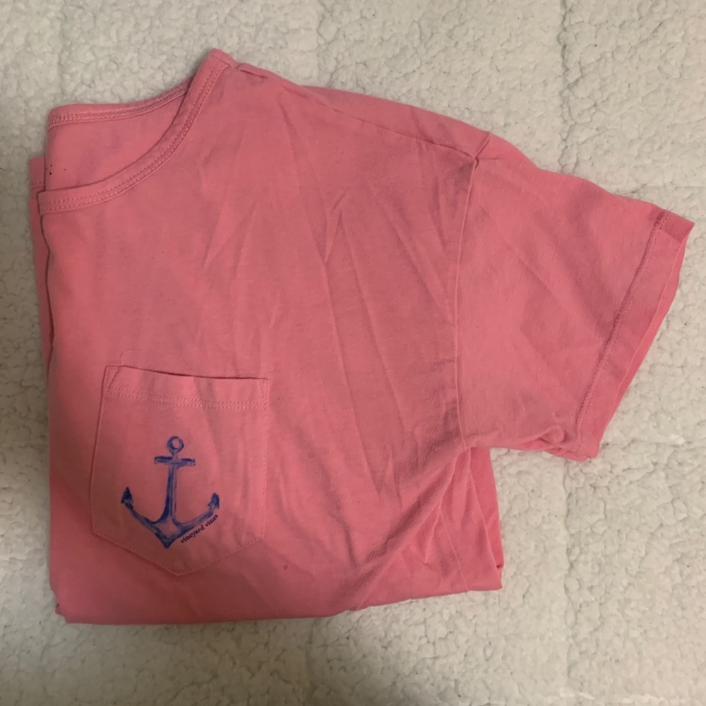 🦄Pink VV Anchor Short Sleeve Shirt🦄